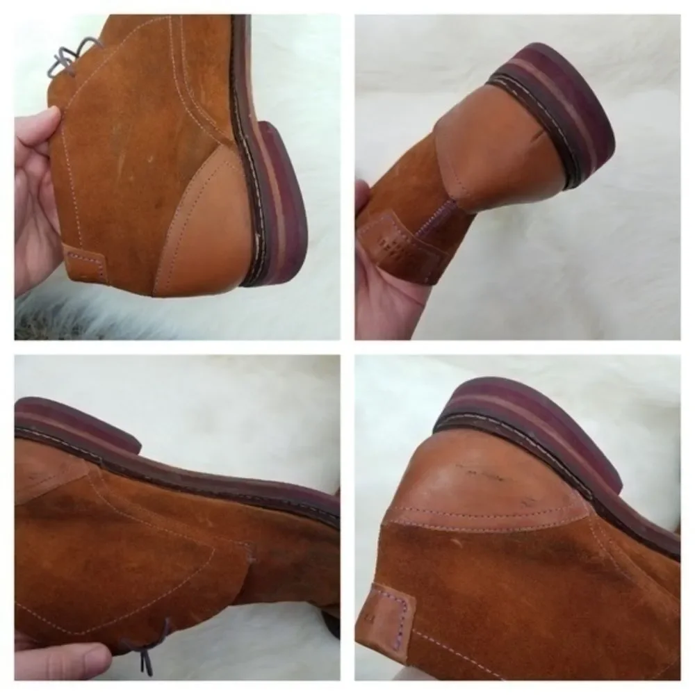 Ted Baker Mens‎ Oxfords 16 Azzlan Suede Brown Tan